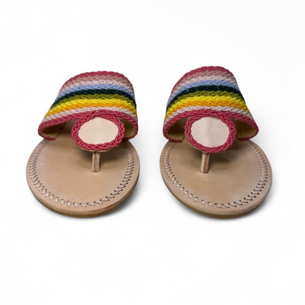 JACK ROGERS Jacks Multi-Color Fuschia Rope Sandal - 7.5 NEW IN BOX - Picture 3 of 12